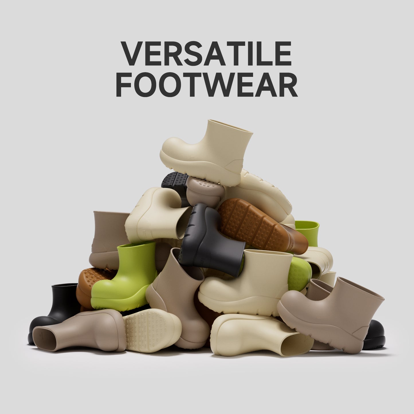 Unisex Stylish Waterproof EVA Boots Versatile Outdoor Activities Casual Wear shoes