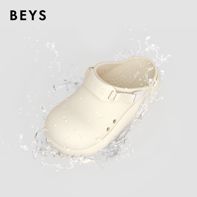 BEYS Clown Mule Shoes for Women 2025 New Summer Thick-Soled Birkenstock-Style Clogs, Slip-On Closed-Toe Outdoor Chef Shoes
